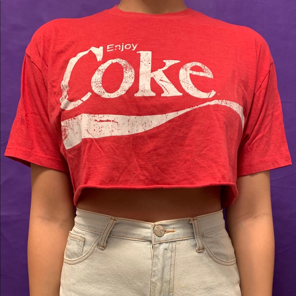Vintage Coke Crop Top